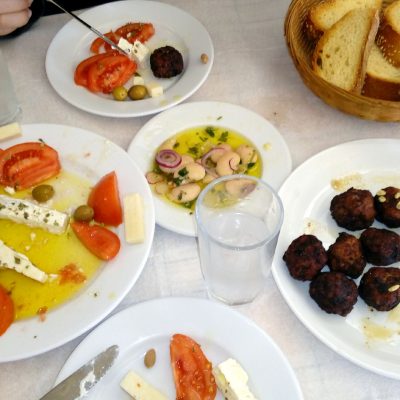 Traditional greek lunch ("meze")