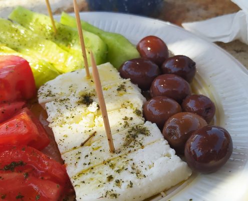 food olives feta