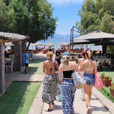 aegina swinning beach