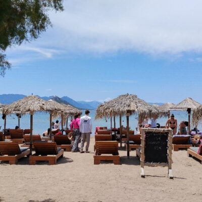 aegina swinning beach